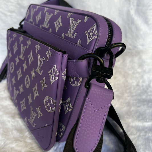 Sacouche LOUIS VUITTON MAUVE 3 pieces