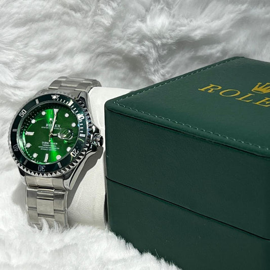 ROLEX VERT avec BOITE MECANIQUE ®